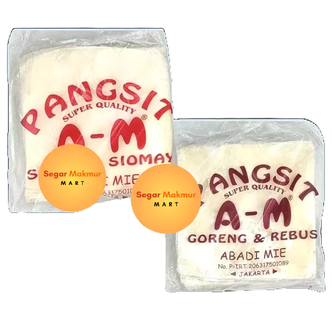 

(SMM) Kulit Pangsit Abadi Mie AM (GORENG REBUS/SIOMAY REBUS)