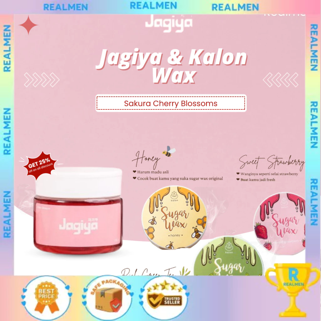 JAGIYA SUGAR WAXING KIT - Jagiya Sakura Cherry Blossom Waxing Kit / KALON WAXING