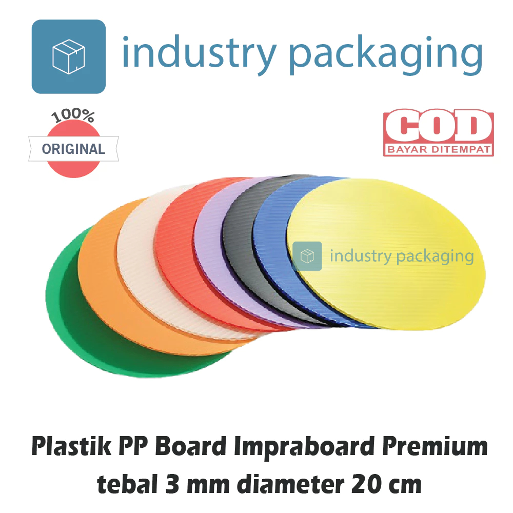 

Alas Kue Impraboard Bulat 20 cm – Tatakan Cake Board Tebal 3 mm