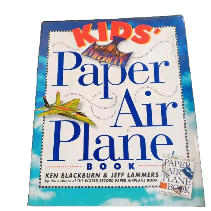 buku ketrampilan bahasa inggris kids paper air plane book tahun 1996 Cacat