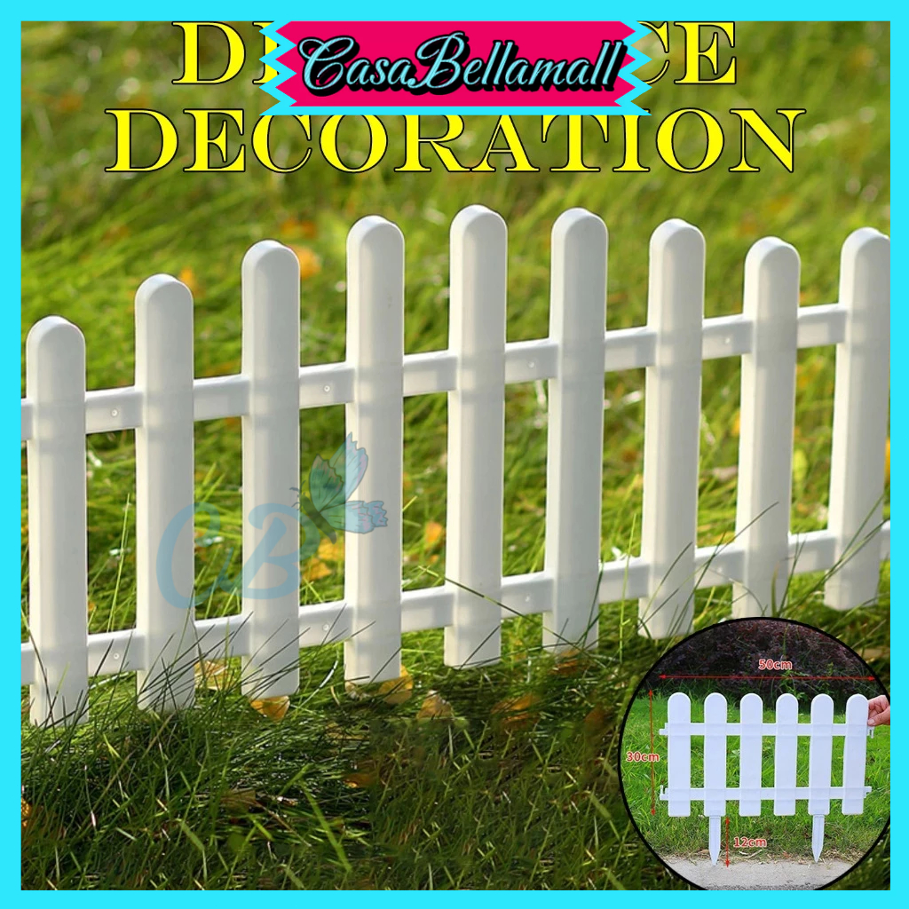 ✌Termurah-COD✌Jual satuan dekorasi pagar taman plastik shabby chic / pagar shabby chic type 2 / paga