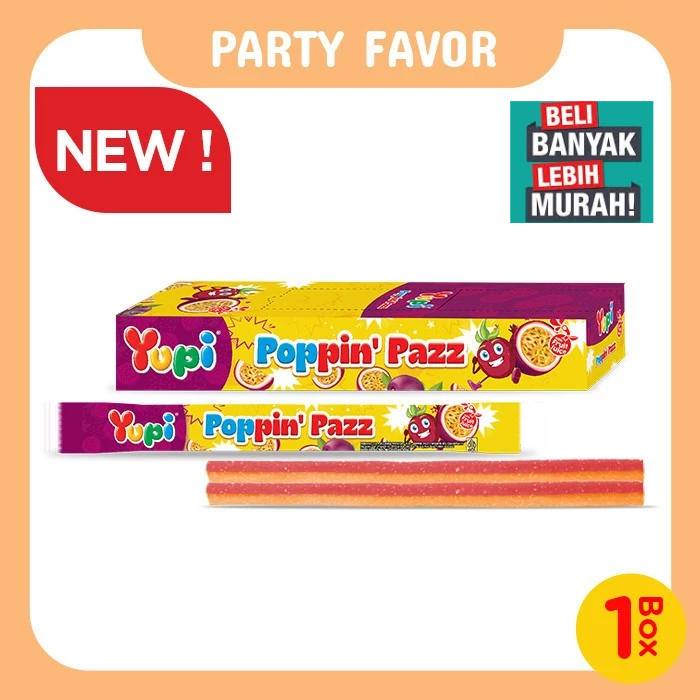 

YUPI POPPIN PAZ 1 BOX ISI 12 PCS ( BELI BANYAK LEBIH MURAH )++