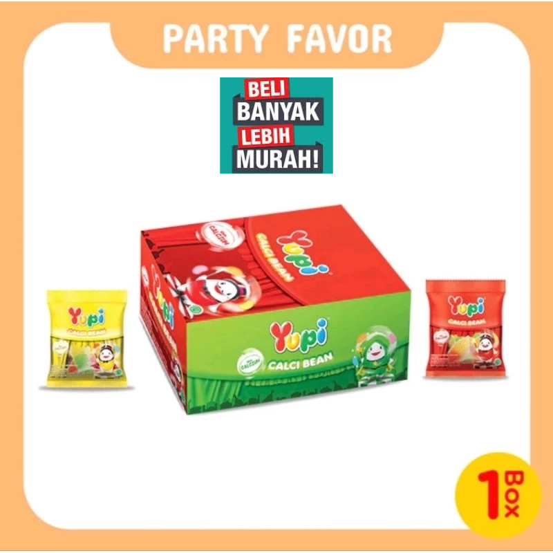 

YUPI CALCI BEAN 1 BOX ISI 12 PCS ( BELI BANYAK LEBIH MURAH )++