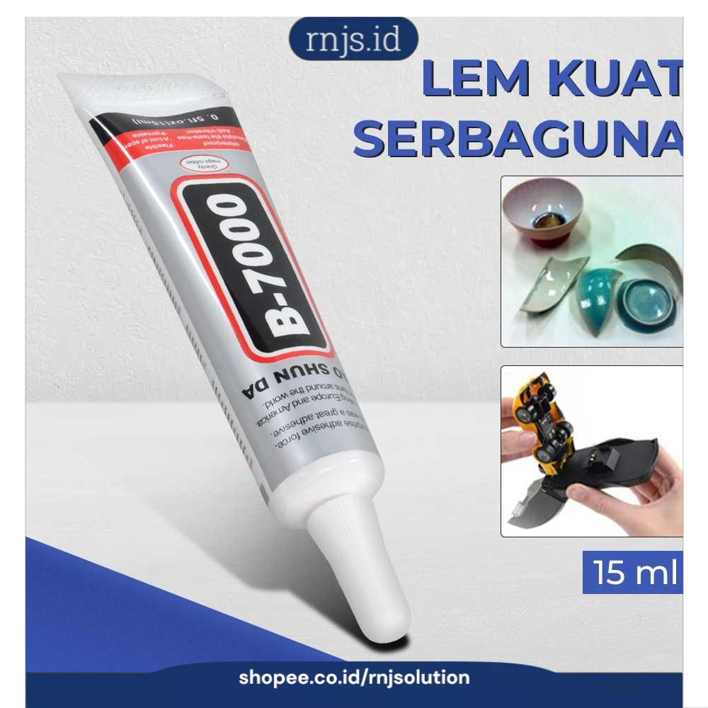 

rnjs BAO SHUN DA Lem Kuat Serbaguna Power Glue Strong Adhesive 15ml - B-7000 alat