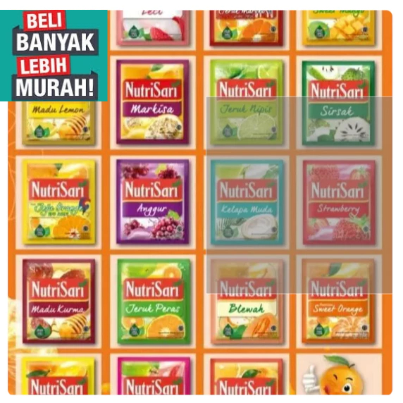 

NUTRISARI SACHET ALL VARIAN ( BELI BANYAK LEBIH MURAH )