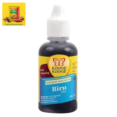 

KOEPOE-KOEPOE PEWARNA BIRU 30ML | BUMBU DAPUR BAHAN MAKANAN