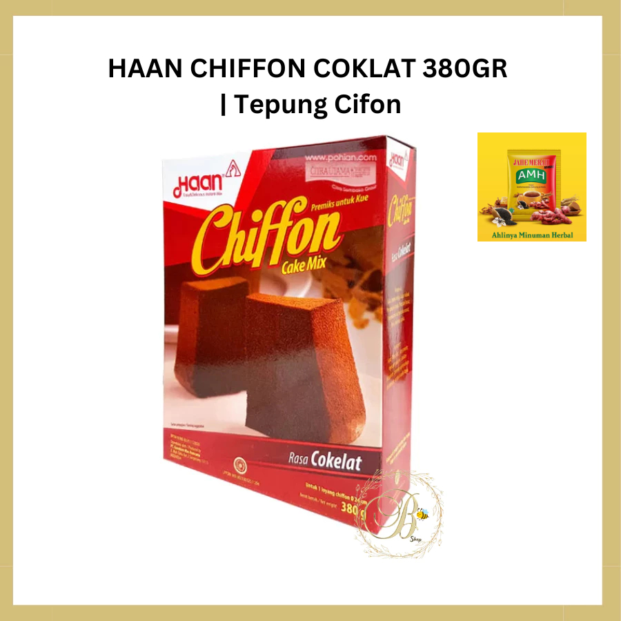 

HAAN CHIFFON COKLAT 380GR | Tepung Cifon