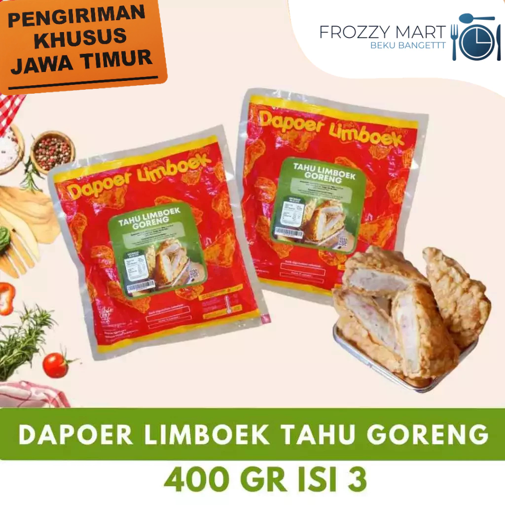 

DAPOER LIMBOEK Tahu Goreng 400gr Isi 3 – Frozen Food Gorengan Snack Siap Goreng