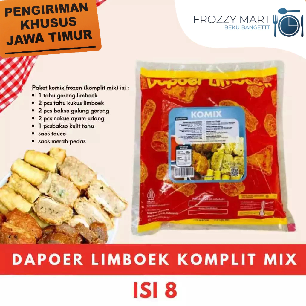 

DAPOER LIMBOEK Komplit Mix Isi 8 | Frozen Food Aneka Isi Premium