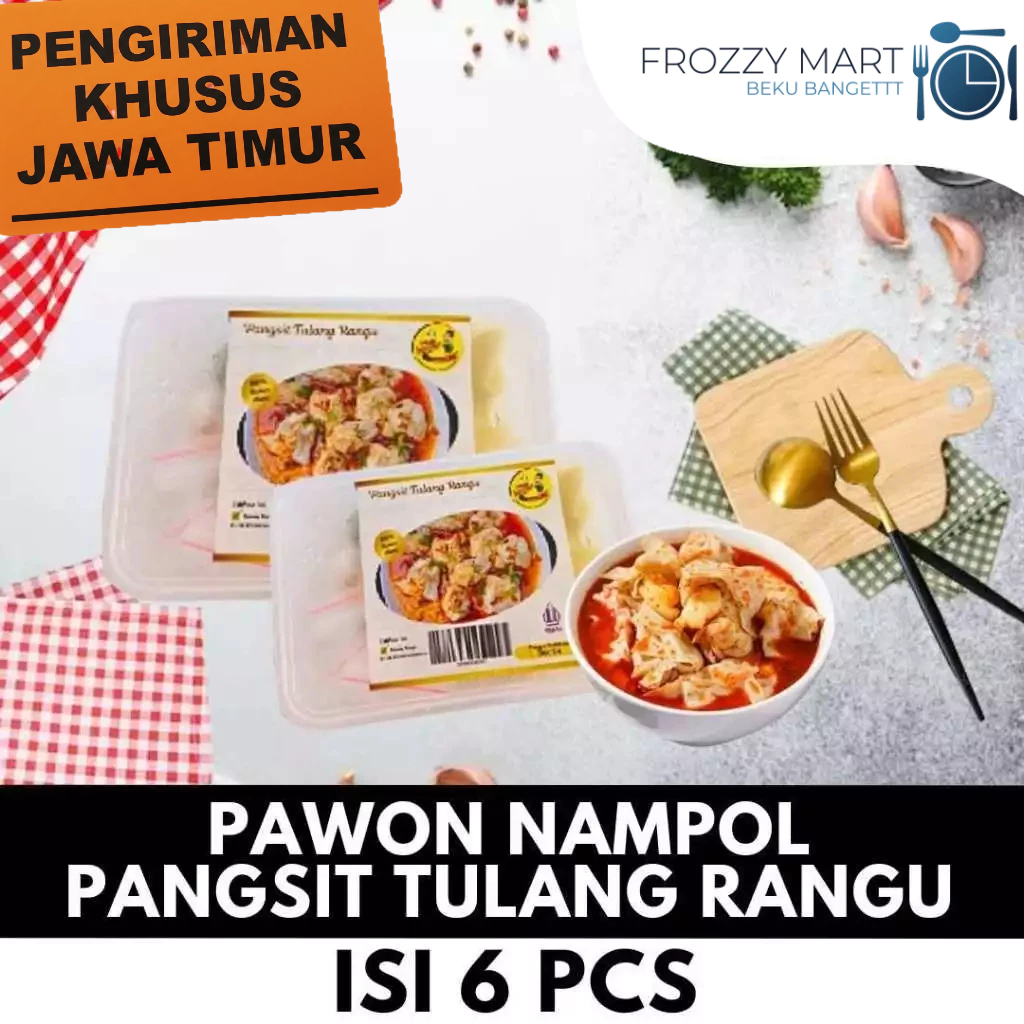

PAWON NAMPOL Pangsit Tulang Rangu Isi 6pcs – Camilan Gurih Pedas, Frozen Food Unik Siap Goreng