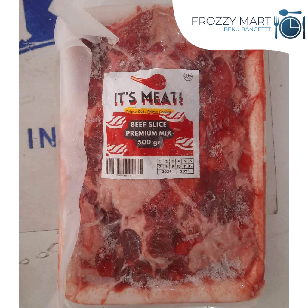 

IT'S MEAT Beef Slice Premium Mix 500gr | Daging Sapi Slice Frozen untuk Yakiniku, Shabu, BBQ
