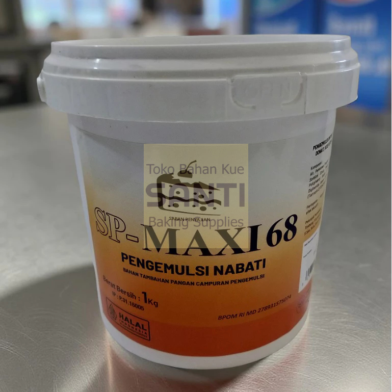

Bakerline | SP Maxi 68 Pengemulsi Nabati | 1 Kg