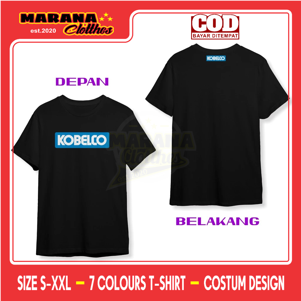 Kaos Kobelco Logo DB Kaos Distro