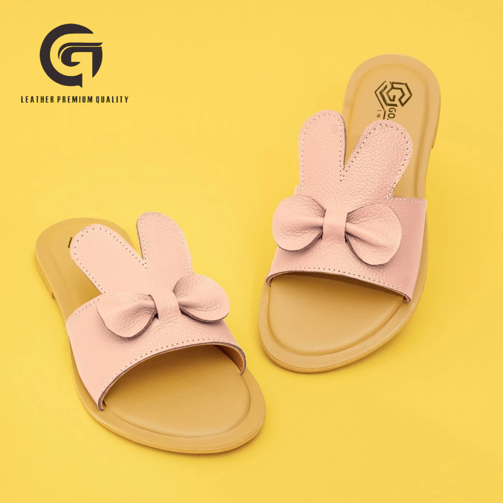 Sandal Kulit Anak Wanita-Sandal Kulit Asli