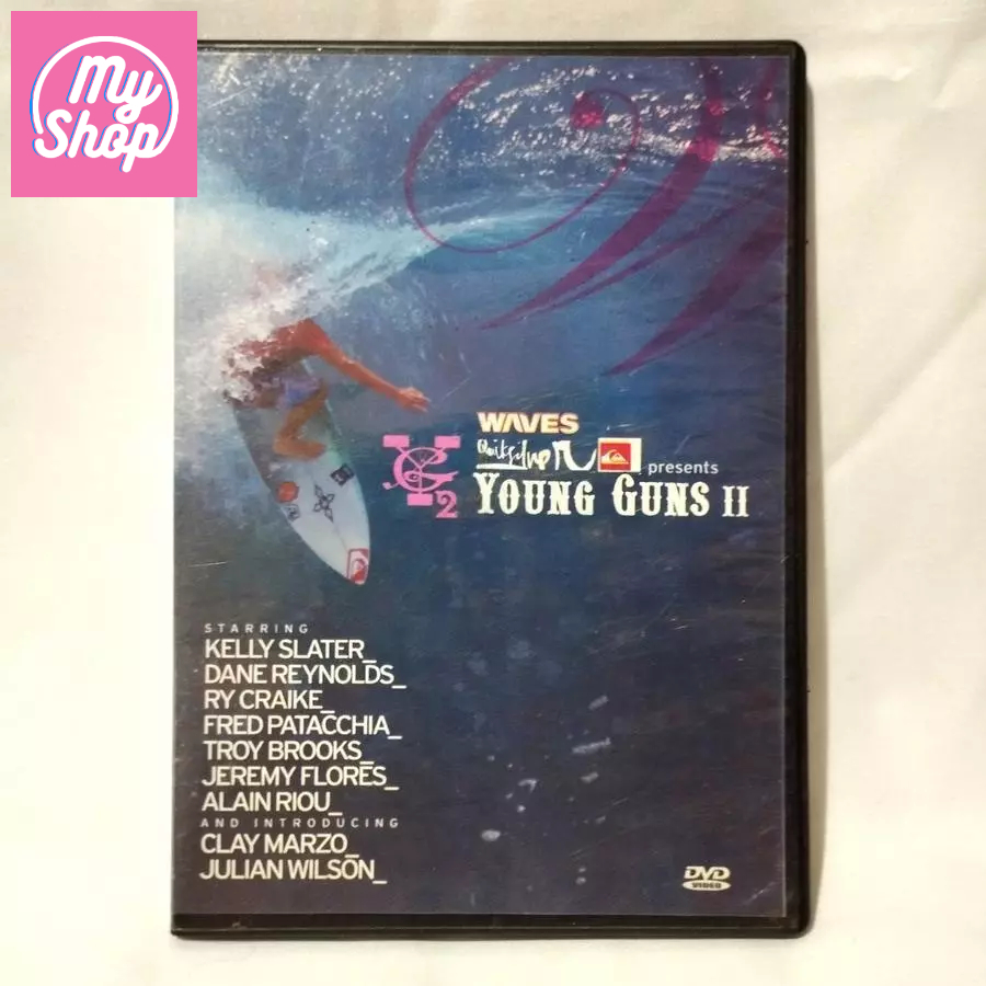 DVD Quiksilver Young Guns II Bonus VCD Surftime Banyuwangi G-Land Original