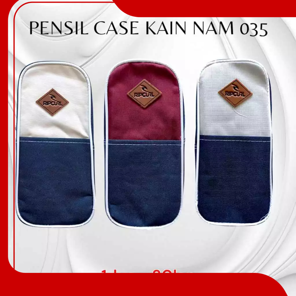 

TEMPAT PENSIL KAIN RES NAM 035/ PENSIL CASE KAIN