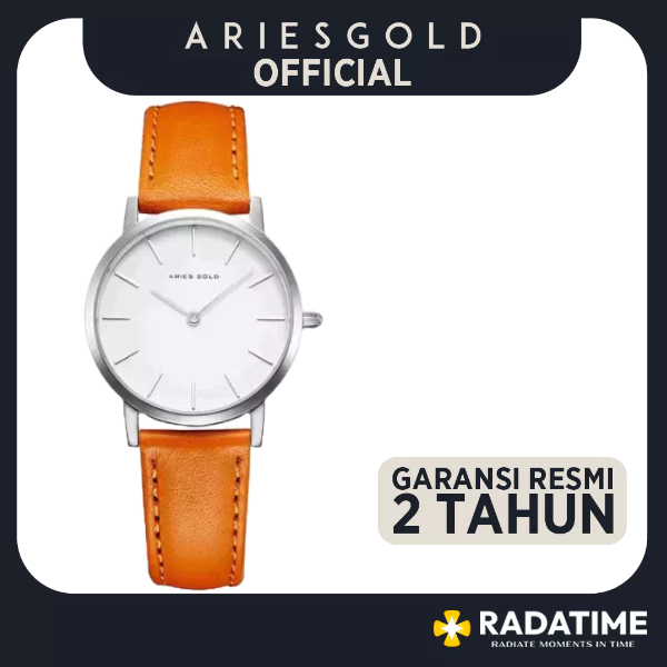 [FREE MUG] Jam Tangan Wanita Aries Gold Original & Garansi Resmi 2 Tahun L-1023-S-W
