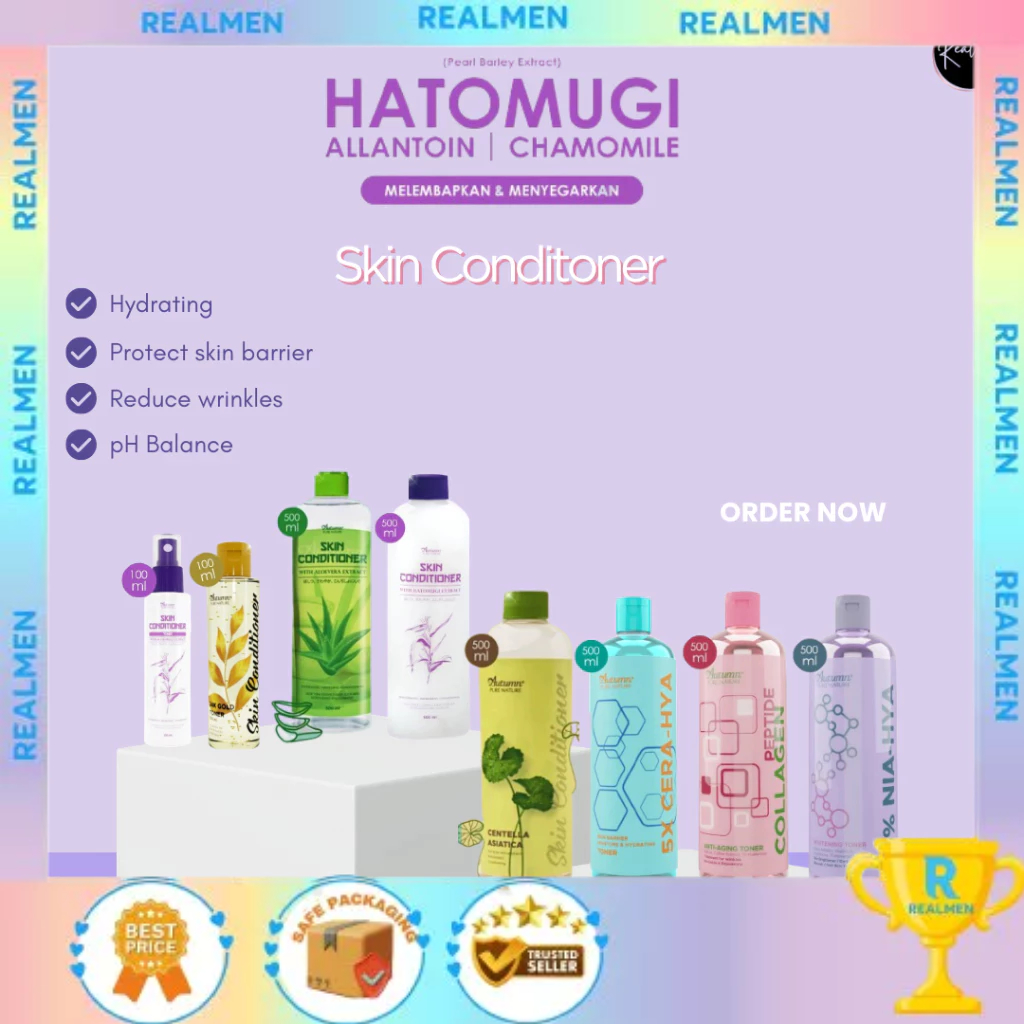 Hatomugi skin conditioner Autumn with hatomugi extract free botol spray | HATOMUGI ALOEVERA | BPOM
