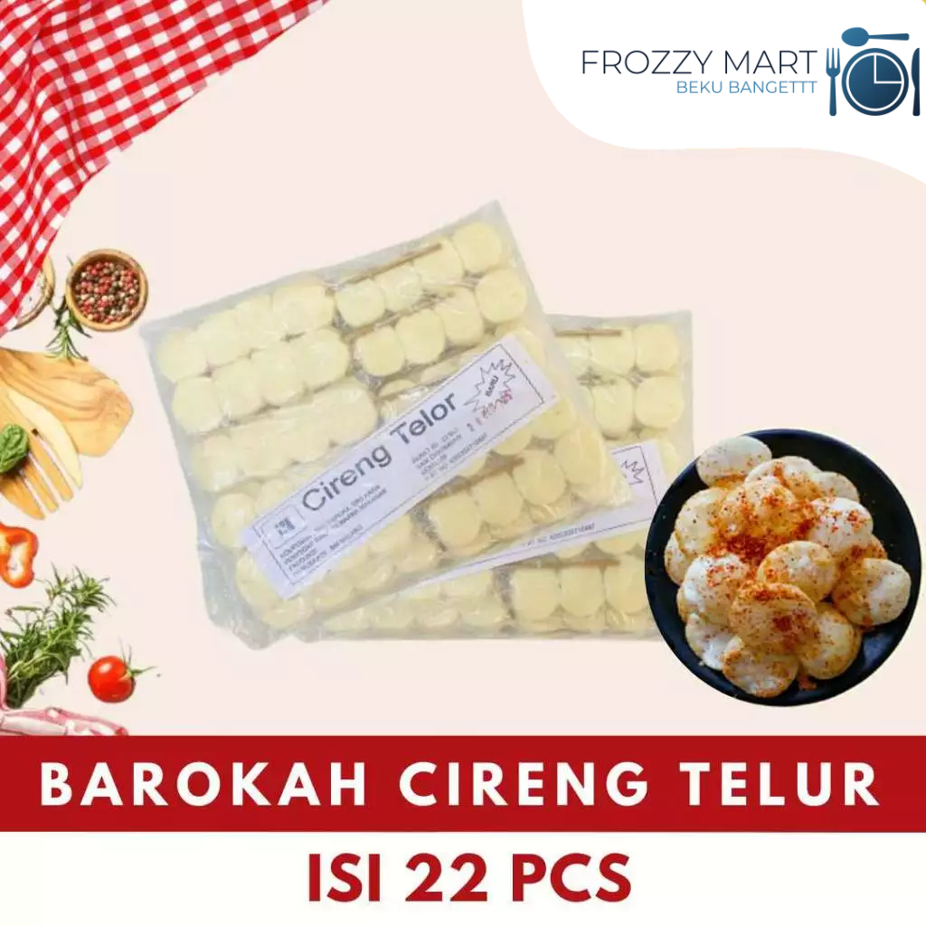 

BAROKAH Cireng Isi Ati / Telur – Isi 22 Pcs | Frozen Food Praktis & Enak