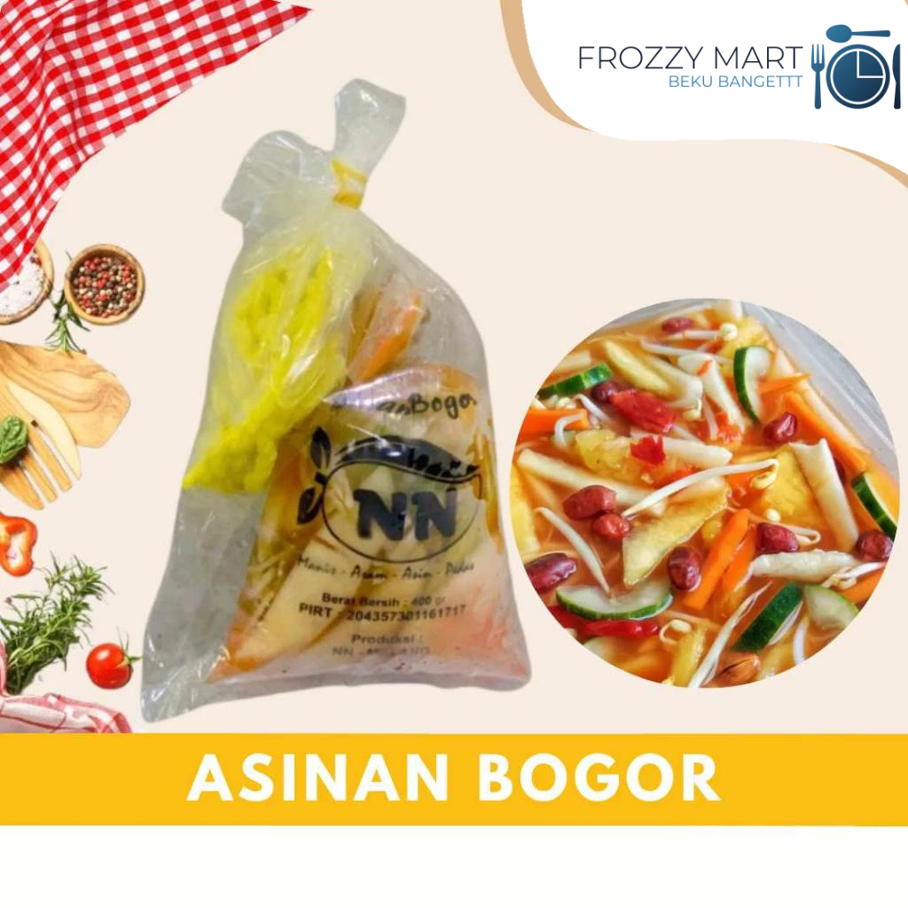 

Asinan Bogor Segar 400gr – Sayur & Buah dengan Kuah Pedas Manis Asli