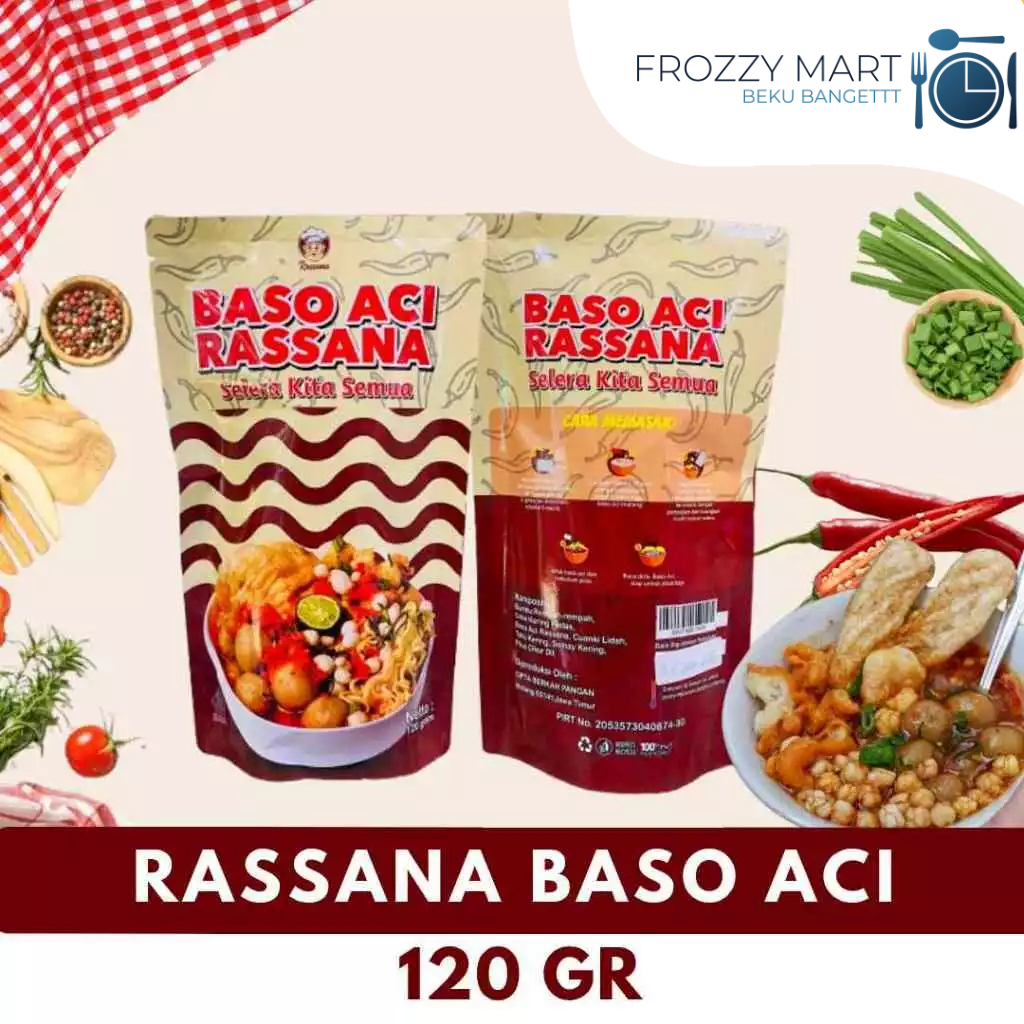 

RASSANA Seblak Jeletot 100gr & Baso Aci 120gr | Camilan Pedas Instan Kekinian