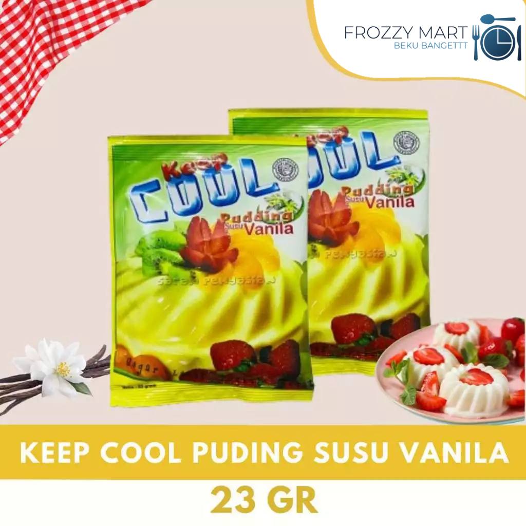 

Keep Cool Puding & Jelly 23 g – Mango, Susu, Lychee & Vanila | Praktis, Kenyal & Segar