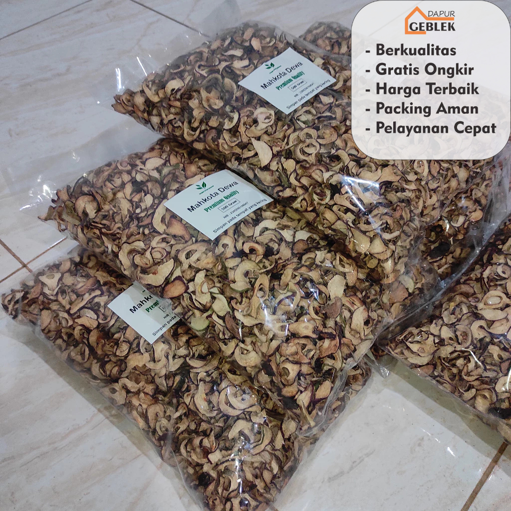 

Mahkota Dewa Kering 1 Kg Herbal Premium Grade A