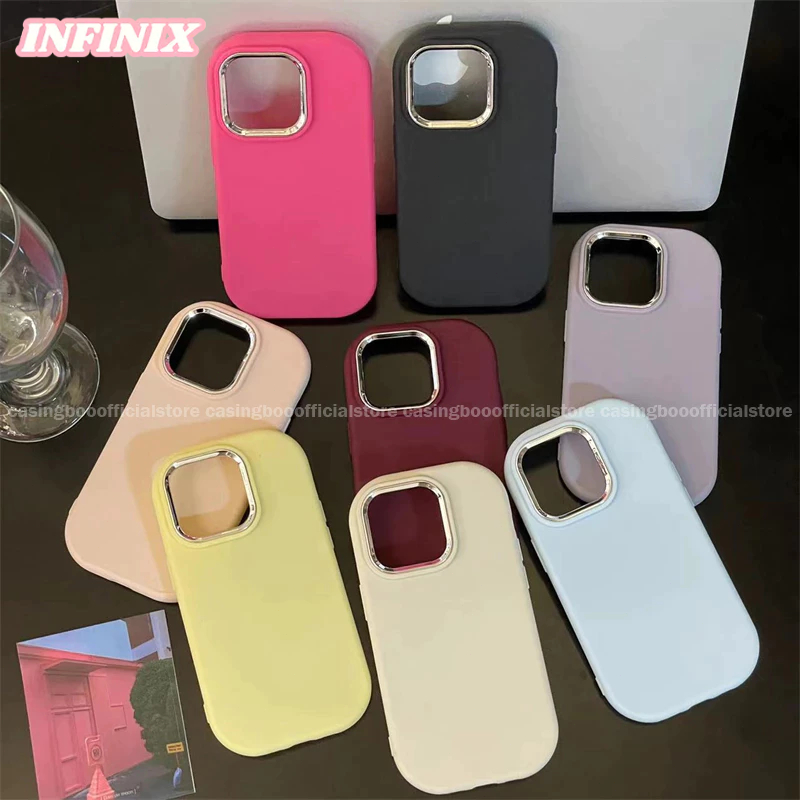 CASINGBOO - Metal frame phone case for Infinix Note 12 Turbo G96 12 30 PRO 12 Turbo G96 30 VIP 5G Ho