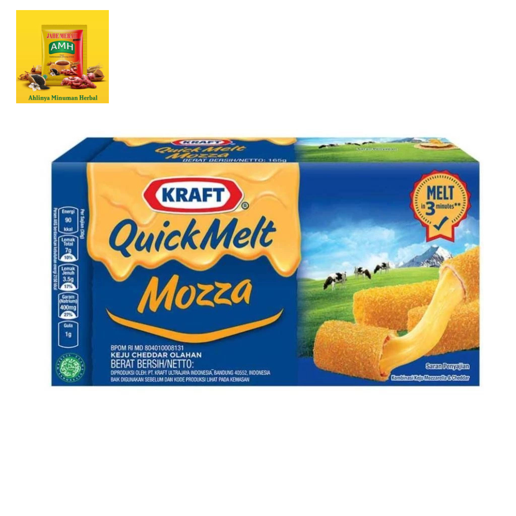 

Keju Kraft Quick Melt Mozza 150 gr | Keju Mozzarella | Keju Melt | Keju Leleh
