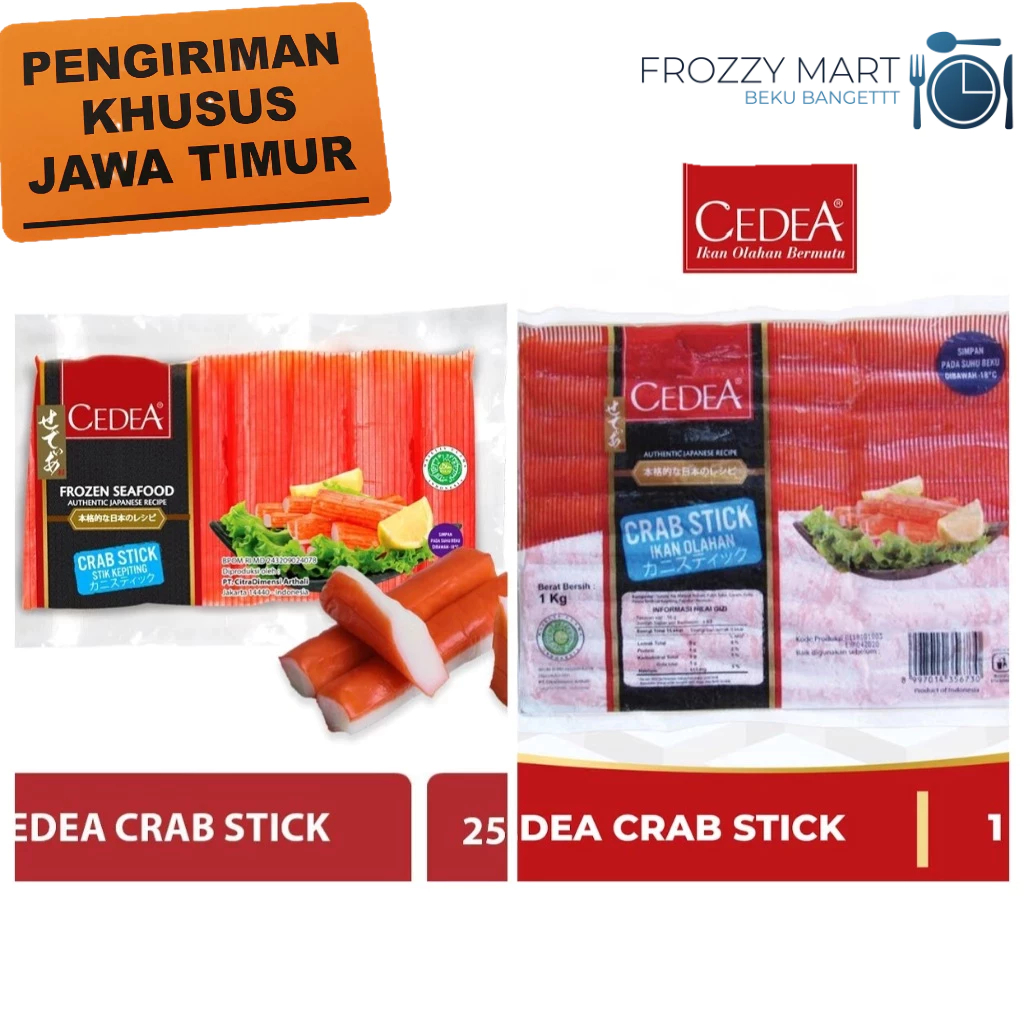 

Cedea Crab Stick Ikan Olahan | 250gr & 1kg