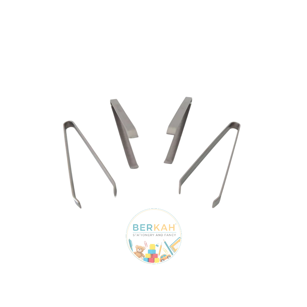 Pinset Stainless Steel Serbaguna Kecil Penjepit Bulu Alis Ikan Rambut Anti Karat Tebal Kuat TOZHCA B