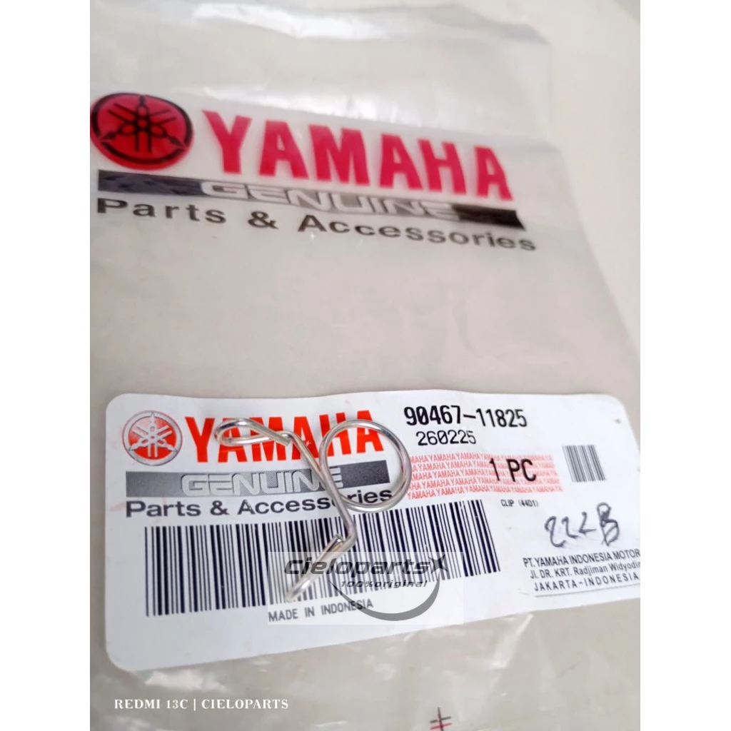 Klip / Jepitan Selang Hawa Nmax Old/New - Aerox - Lexi 125 90467-11825