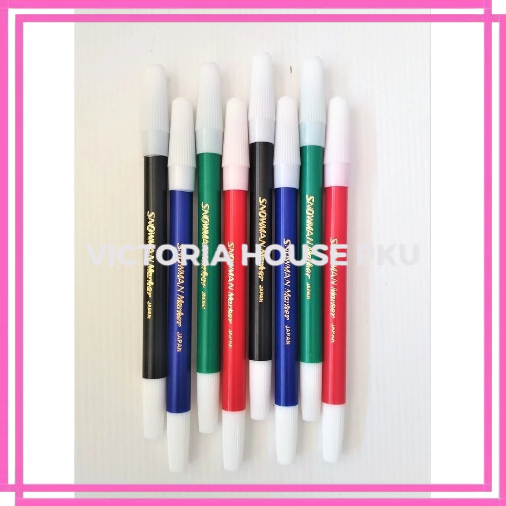 

VHP - 1 Pcs Spidol Snowman Kecil PW-1A / Snowman Marker Pencil Type Permanen 1A / Spidol Permanent PW1A