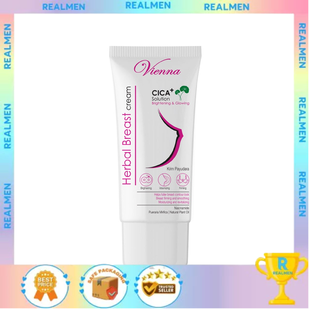 VIENNA Herbal Breast Cream With Pueraria Mirifica 80ml TUBE / Cream Pengencang Payudara VIENNA