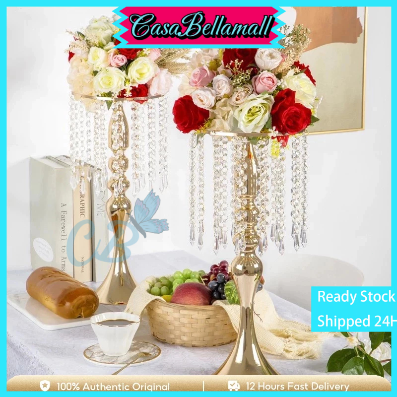 ✌HARGA TERENDAH✌COD Vas Bunga Emas Mewah Hiasan Rumah Elegan / Vas Bunga Aesthetic dengan tetesan kr