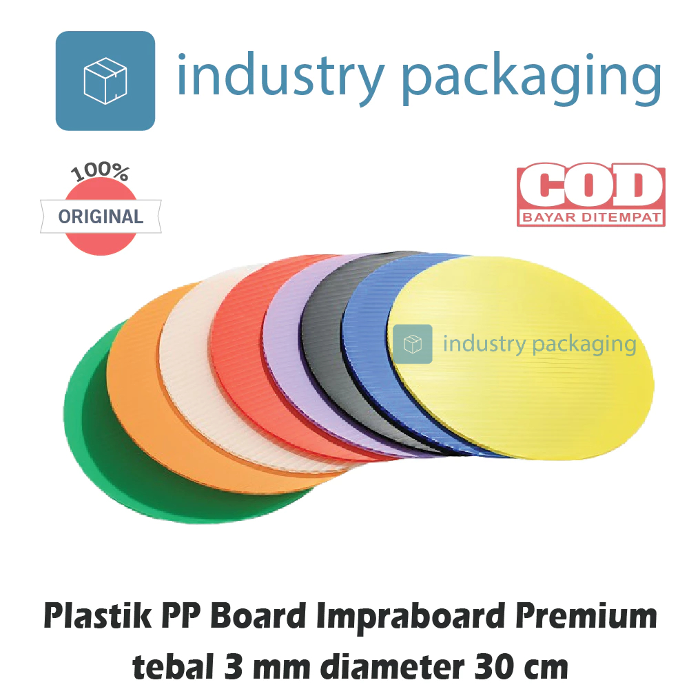 

Alas Kue Impraboard Bulat 30 cm – Tatakan Cake Board Tebal 3 mm