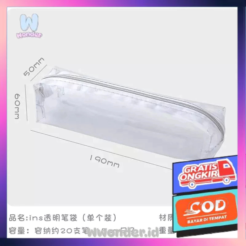 

WW Kotak Pensil Transparan Best Seller KP10