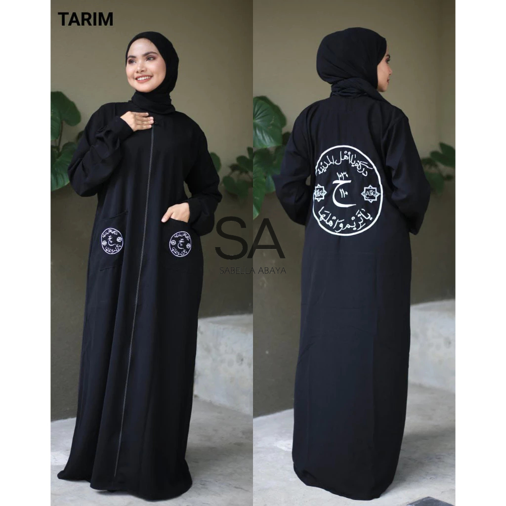 GAMIS HITAM ABAYA TARIM TAREEM WA AHLAHA DARKAH BEST SELLER termurah