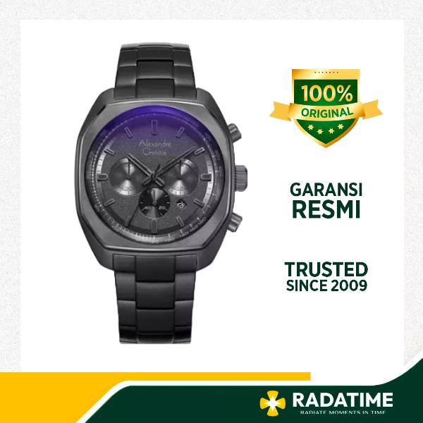 Jam Tangan Pria Alexandre Christie 100% Original 6666 MCBEPBA