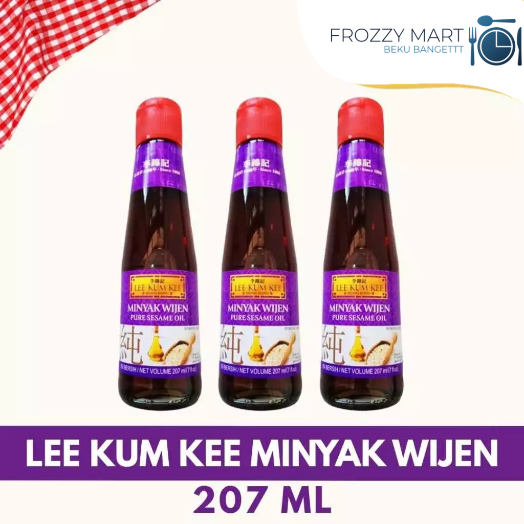 

LEE KUM KEE Minyak Wijen 207ML – Minyak Wijen Premium Aroma Harum Masakan Asia