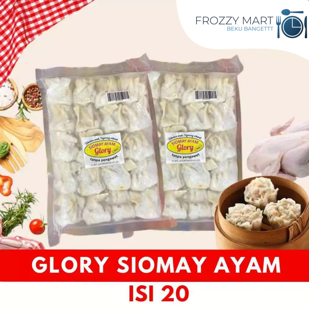 

GLORY Siomay Ayam Isi 20 – Siomay Frozen Praktis & Lezat Cocok untuk Camilan Keluarga