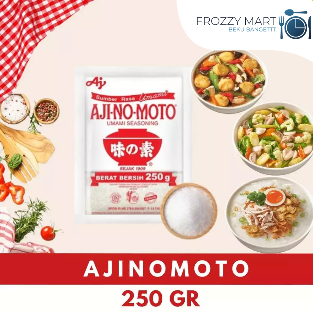 

Ajinomoto 250gr – MSG Penyedap Rasa Masakan | Bumbu Dapur Halal