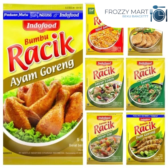 

INDOFOOD Bumbu Racik – Bumbu Masak Instan Semua Varian (Ayam, Ikan, Sayur, Nasi Goreng) 20–50gr