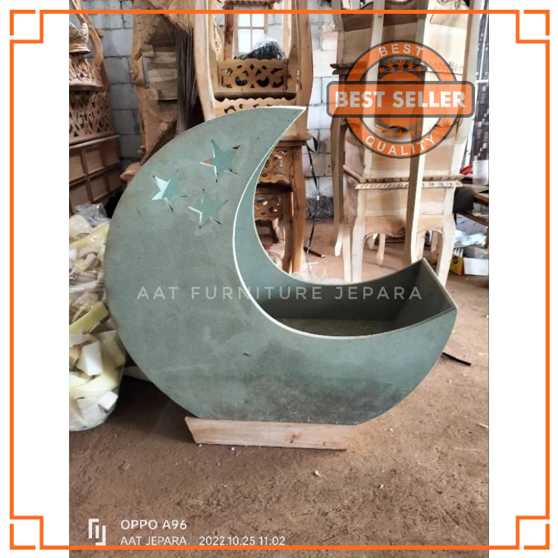 Box Bayi Keranjang Bayi Bulan Sabit Kotak Bayi Aqikah