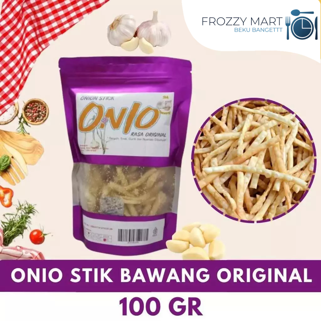 

ONIO Stik Bawang Original 100gr – Snack Renyah Gurih Oleh-Oleh Khas Malang