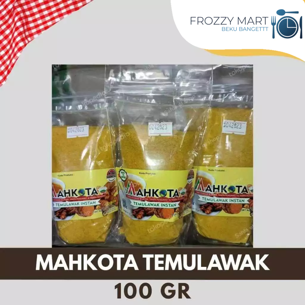

Mahkota Minuman Herbal Instan – Temulawak, Sari Kedelai, Kunir Putih, Kunir Asem, Jahe Merah, Jahe