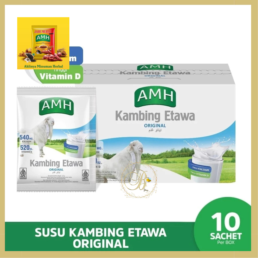 

AMH Susu Kambing Etawa Variant Original Box (10 sachet) | Box ISI 10 SACHET