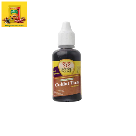 

KOEPOE-KOEPOE PEWARNA COKLAT TUA-KOPI COKLAT 30ML | BUMBU DAPUR BAHAN MAKANAN