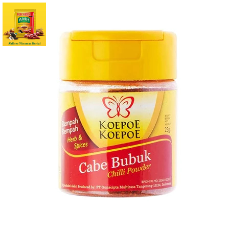 

KOEPOE-KOEPOE CABE BUBUK 23GR | BUMBU DAPUR BAHAN MASAKAN