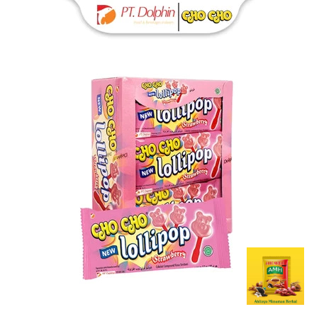 

CHO CHO LOLIPOP STRAWBERY 8G | MAKANAN RINGAN
